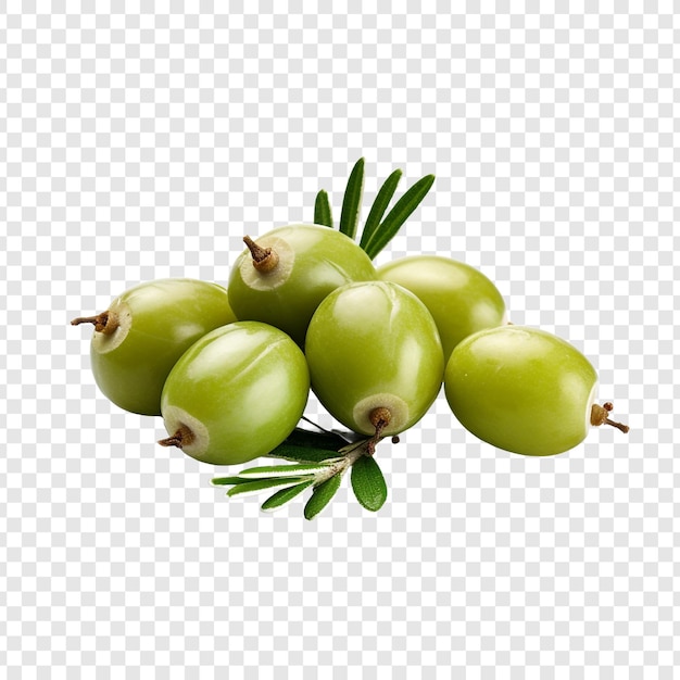 Free PSD fresh caperberries isolated on transparent background