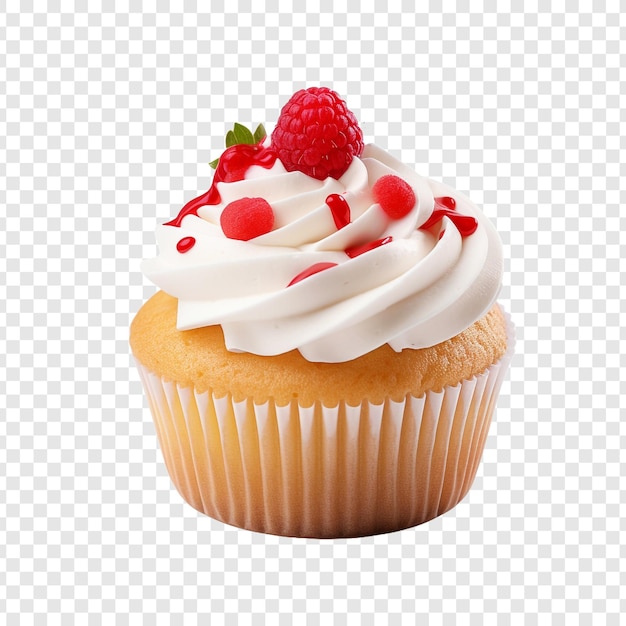 Free PSD freshly cupcake png isolated on transparent background