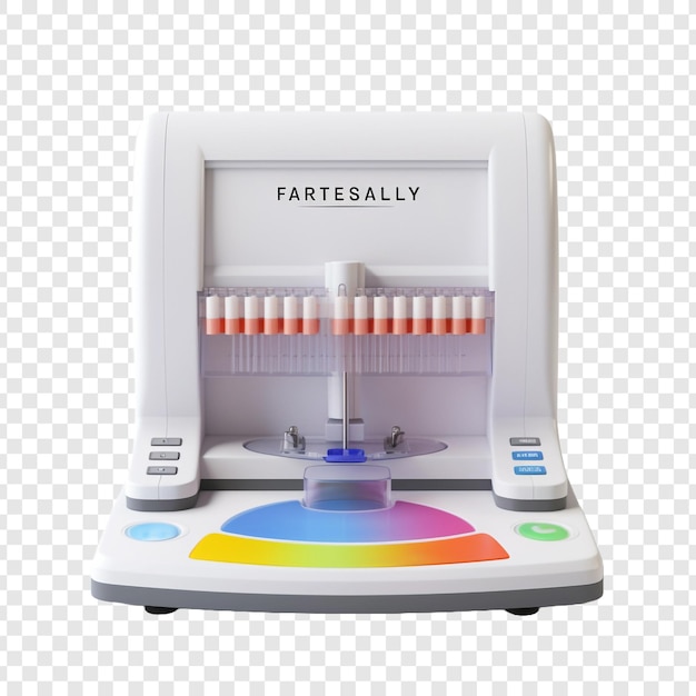 Free PSD friability tester isolated on transparent background