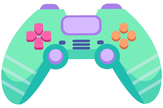 Free PSD game controller illustration