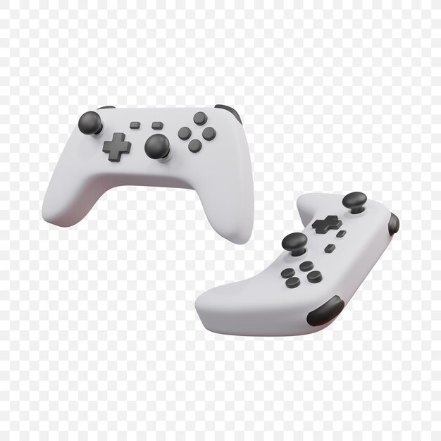 Gamepad Game controller Icon Isolated 3d render Illustration