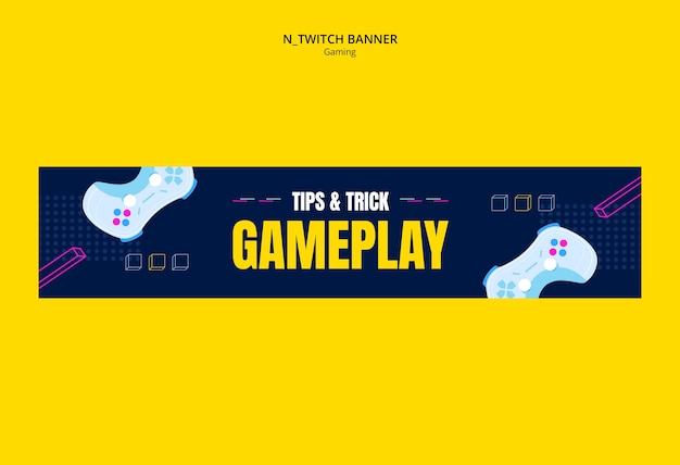 Free PSD gaming template design