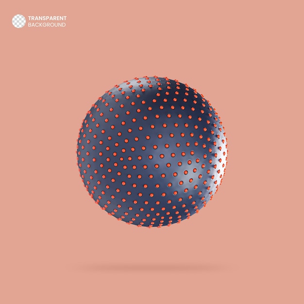 Free PSD geometric figures 3d render shape