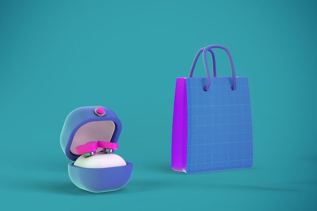 Gift Bag Mockup