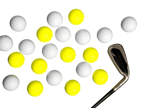 Free PSD golf items isolated