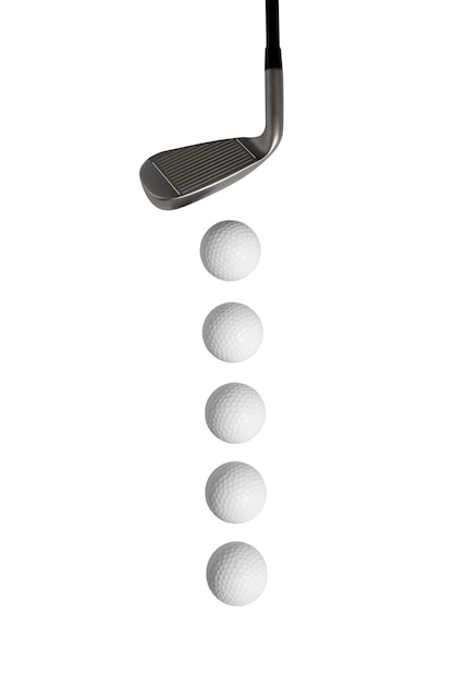 Free PSD golf items isolated