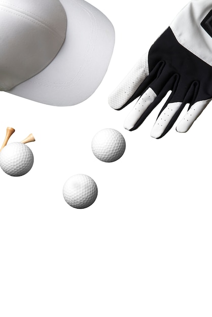 Free PSD golf items isolated