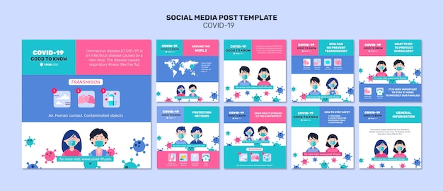 Good to know facts about coronavirus social media post