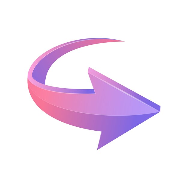 Gradient arrows design