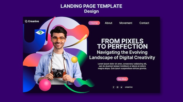 Gradient design template