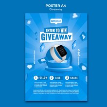 Giveaway posters