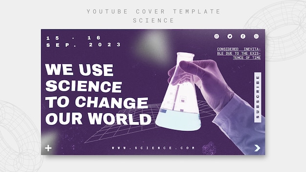 Free PSD gradient science template