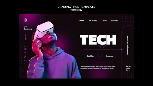 Gradient technology design template