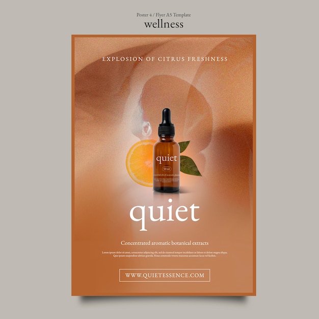 Free PSD gradient wellness template