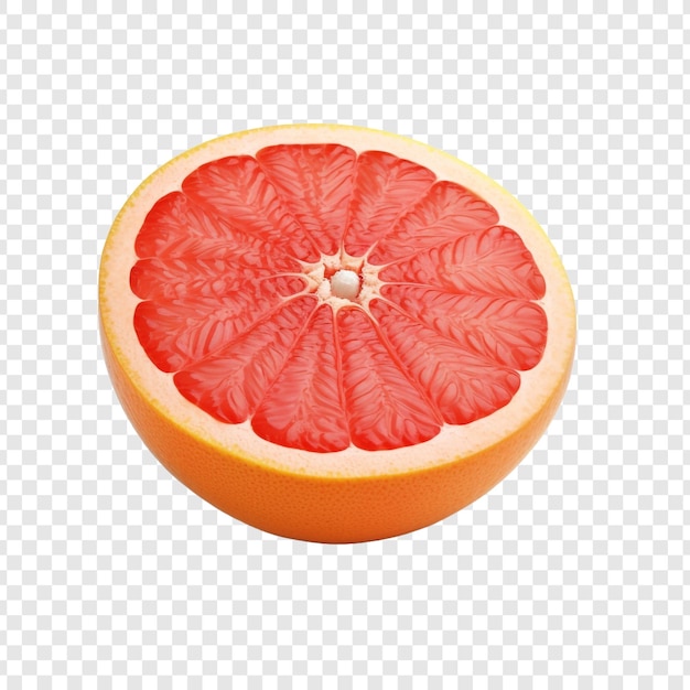 Free PSD grapefruit fruits isolated on transparent background