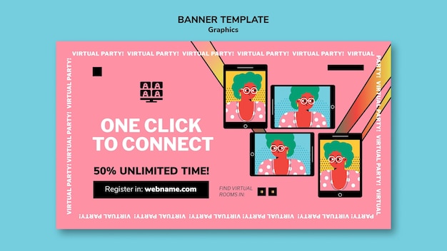 Graphics banner template