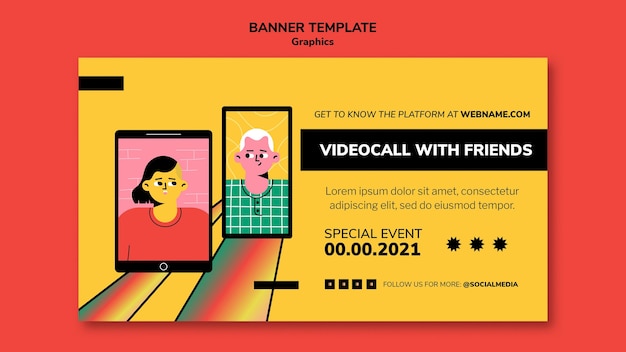 Free PSD graphics banner template