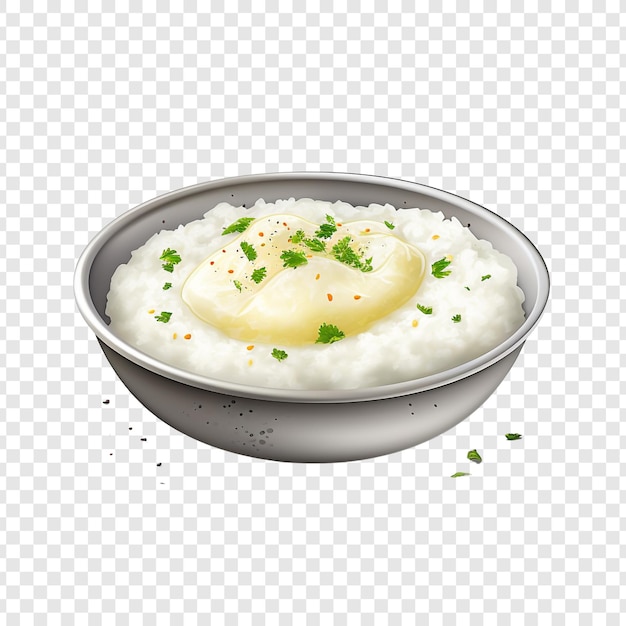 Grits isolated on transparent background