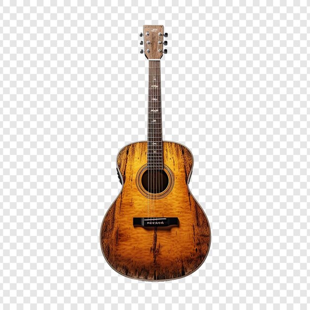 Guitar isolated on transparent background