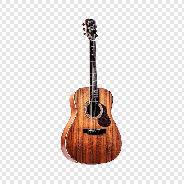 Guitar isolated on transparent background