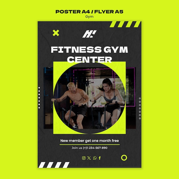 Gym design template