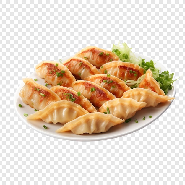 Free PSD gyoza isolated on transparent background