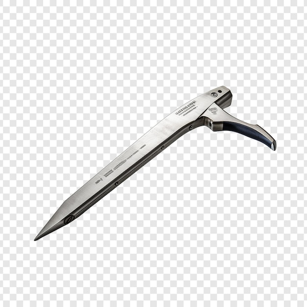 Free PSD hacksaw isolated on transparent background