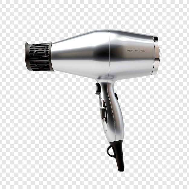 Free PSD hair dryer isolated on transparent background