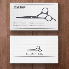 Barber business cards