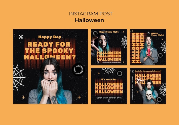 Halloween celebration  instagram posts