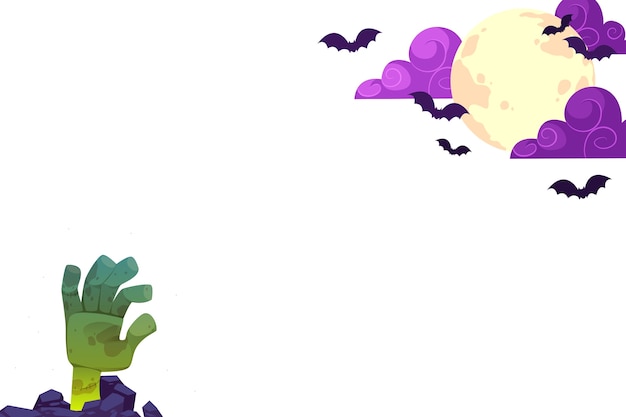 Free PSD halloween element illustration