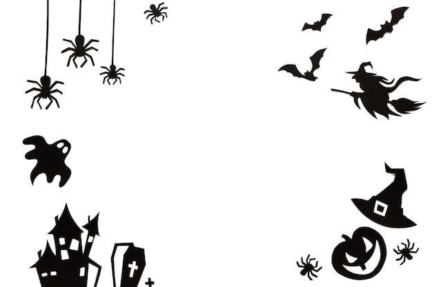 Free PSD halloween items isolated