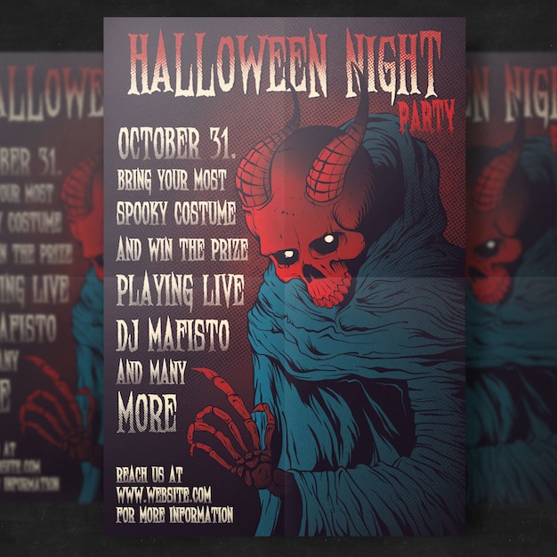 Halloween Party Flyer Template