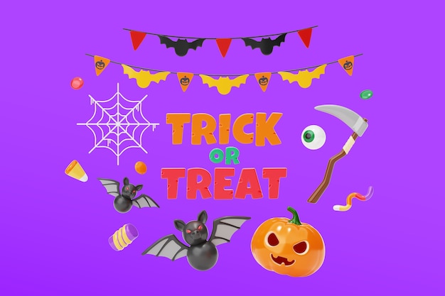 Free PSD halloween still life background