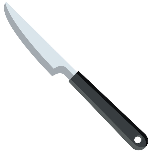 Free PSD hand drawn knife illustration