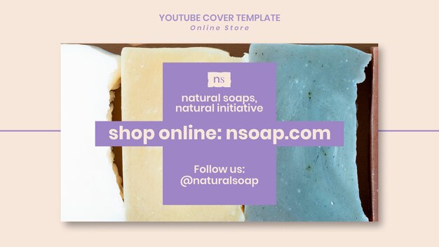 Handmade soap shop youtube cover