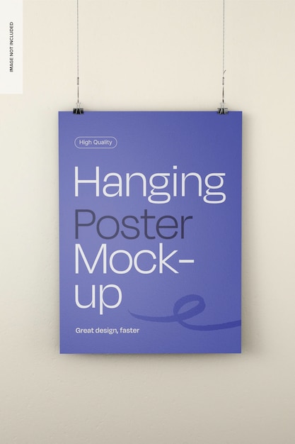 Hanging Poster Mockup