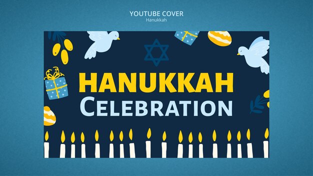 Hanukkah template design