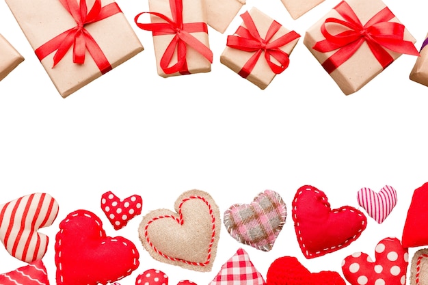 Free PSD hearts decoration isolated