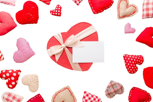 Free PSD hearts decoration isolated