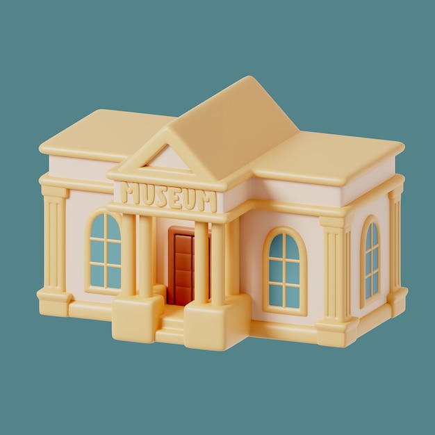 Free PSD historical museum building icon