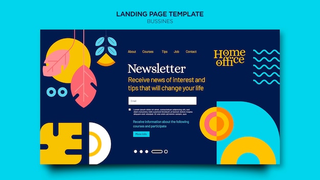 Home office landing page