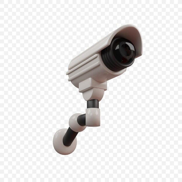 Home Security Surveillance cctv camera Icon Isolated 3d render Illustration