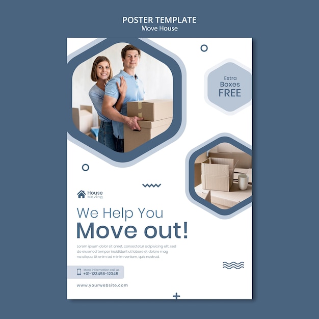 House moving service print template