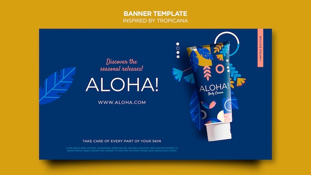 Inspired by tropicana banner template