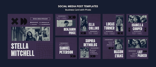 Free PSD instagram posts collection for professional business