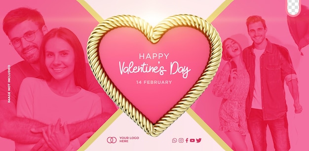 Free PSD instagram posts for valentines day celebration