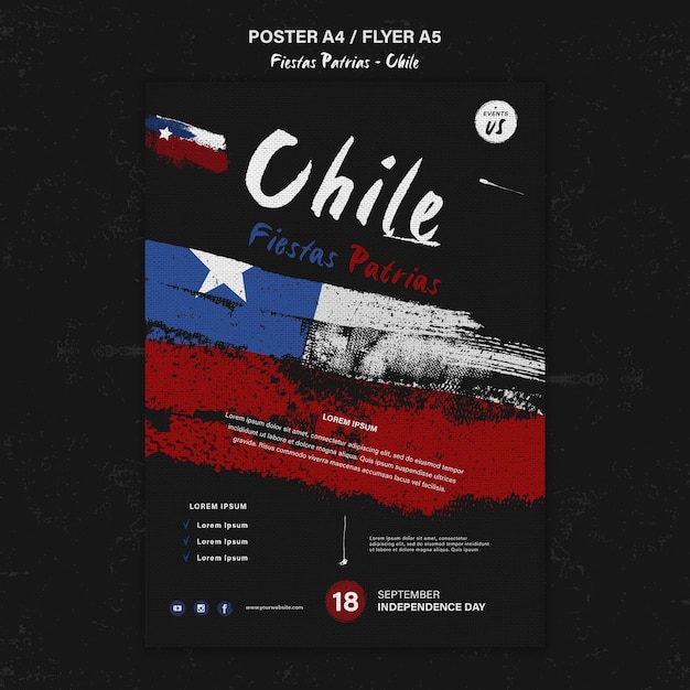 International chile day poster theme