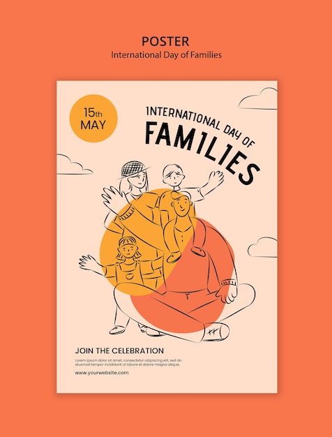 International day of families tempalte design