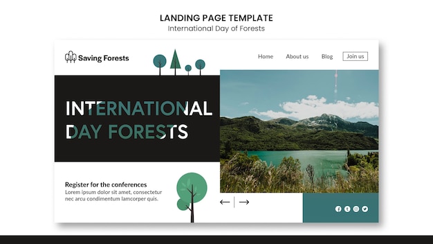 International day of forests landing page